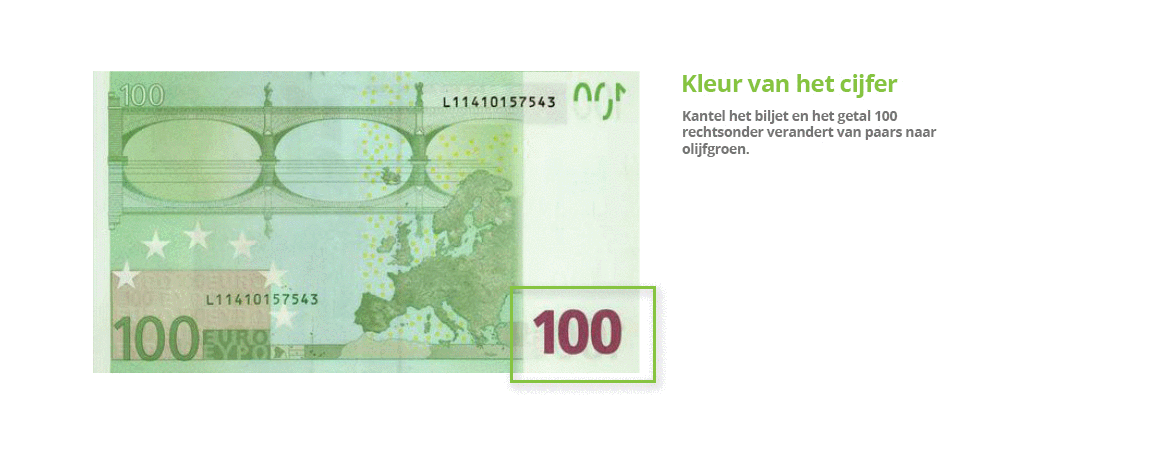 color 100 euro biljet